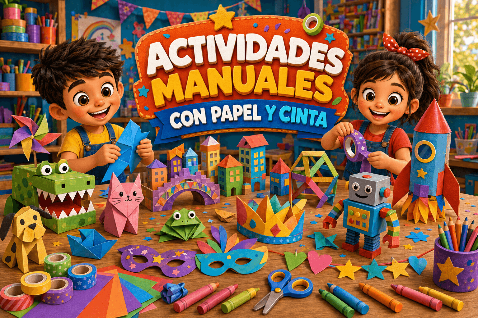 Actividades con Papel y Cinta